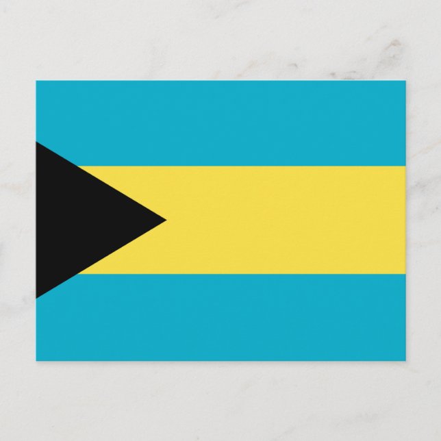 Flag of The Bahamas Postcard (Front)