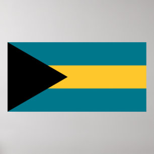 Flag of the Bahamas Poster
