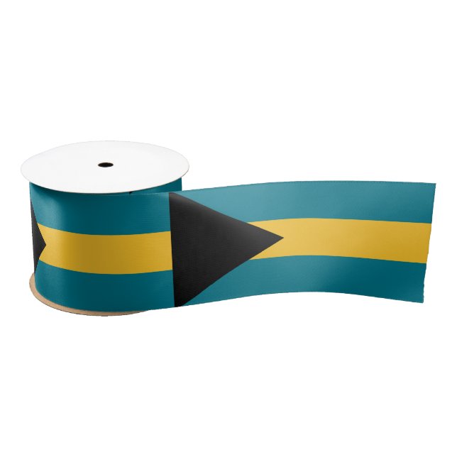 Flag of the Bahamas Satin Ribbon (Spool)