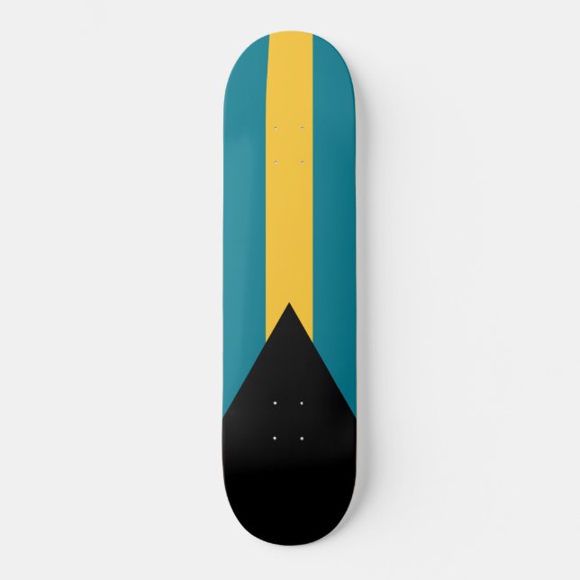 Flag of the Bahamas Skateboard (Front)