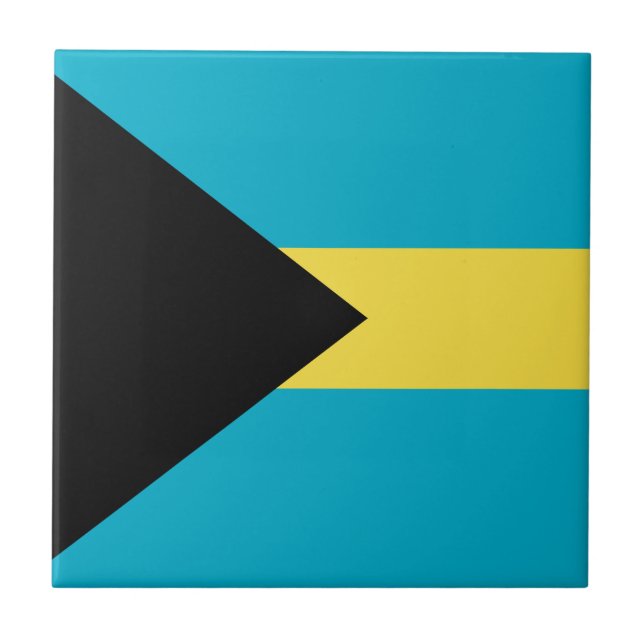 Flag Of The Bahamas Tile (Front)