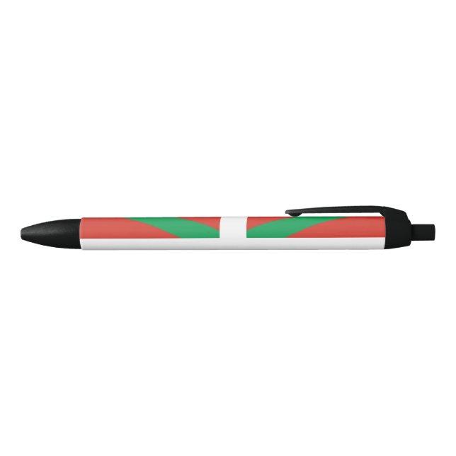 Flag of the Basque Country Black Ink Pen (Top)
