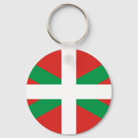 Flag of the Basque Country  Keychain