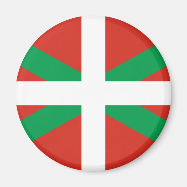 Flag of the Basque Country Magnet (Front)