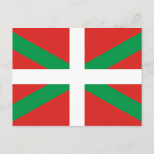 Flag of the Basque Country Postcard
