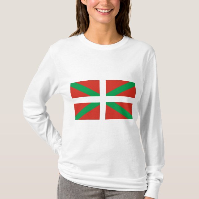 Flag of the Basque Country T-Shirt (Front)