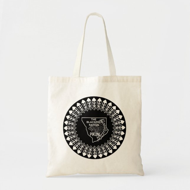 Flag of the Blackfeet Nation Tote Bag (Front)