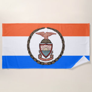 Flag of the Bronx (Borough in New York City) Beach Towel