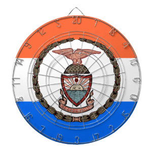 Flag of the Bronx (Borough in New York City) Dartboard