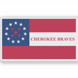 Flag of the Cherokee Braves people, USA