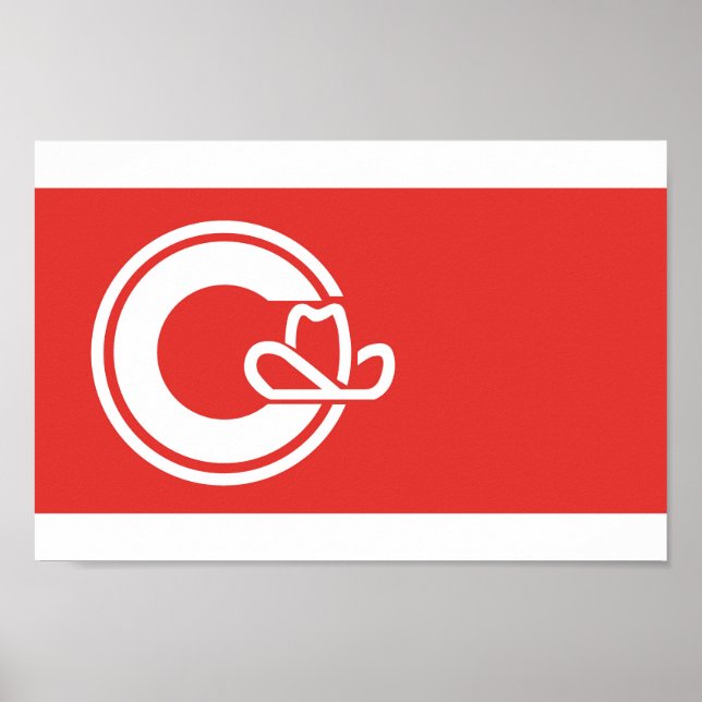 Flag of the city of Calgary Poster (Front)