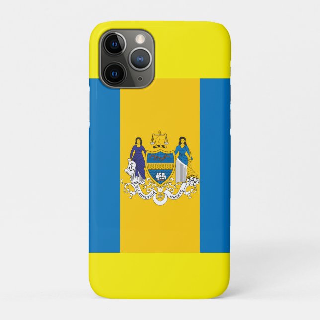 Flag of the city of Philadelphia Case-Mate iPhone Case (Back)