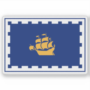 Flag of the city of Quebec, Quebec, Canada