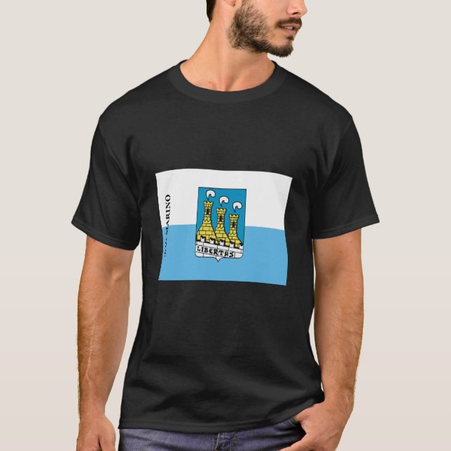 Flag of the City of San Marino T-Shirt (Front)