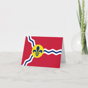 Flag of the city of St. Louis Card