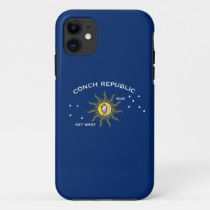 Flag of the Conch Republic, Flag of Key West iPhone 11 Case