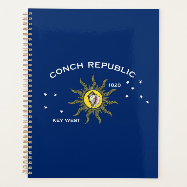 Flag of the Conch Republic, Flag of Key West Planner (Front)