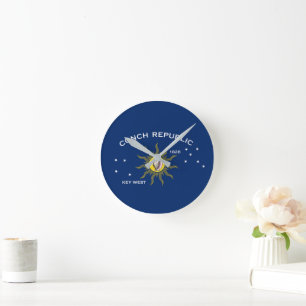 Flag of the Conch Republic, Flag of Key West Round Clock