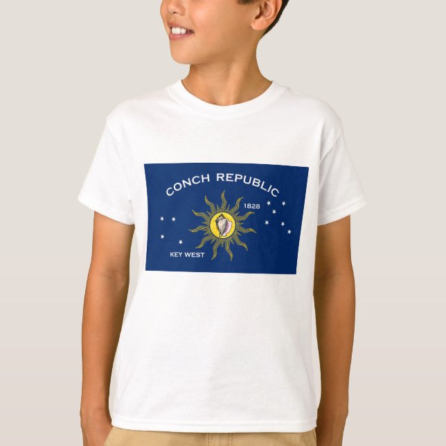 Flag of the Conch Republic, Flag of Key West T-Shirt (Front)