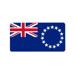 Flag of the Cook Islands Labels