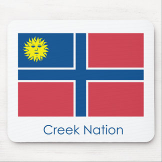 Flag of the Creek Nation Mouse Mat