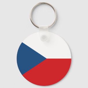 Flag of the Czech Republic Key Ring