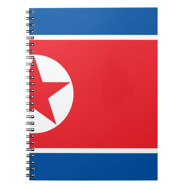 Flag of the Democratic People's Republic of Korea Notebook (Front)