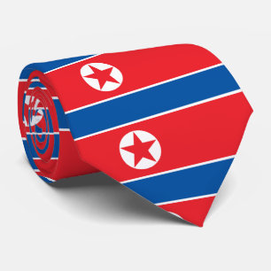 Flag of the Democratic People's Republic of Korea Tie