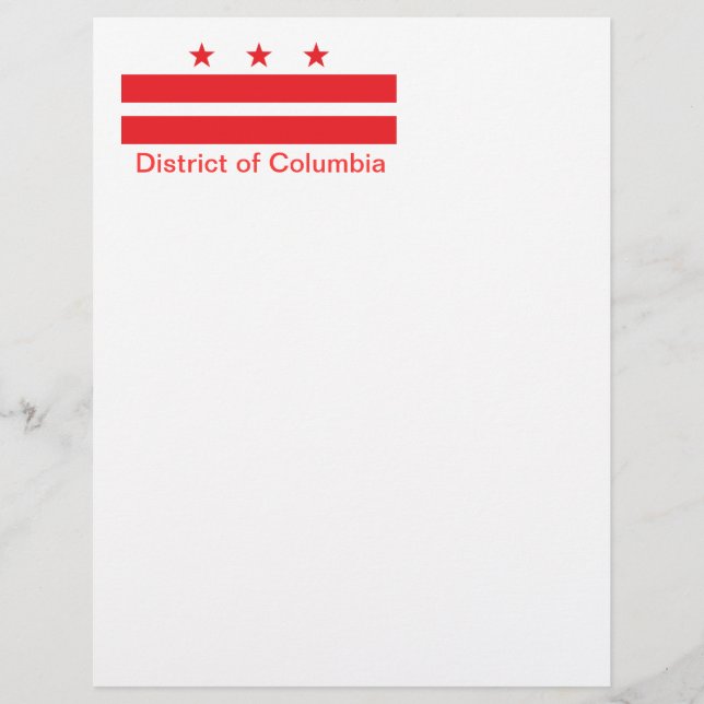 Flag of the District of Columbia (Front)