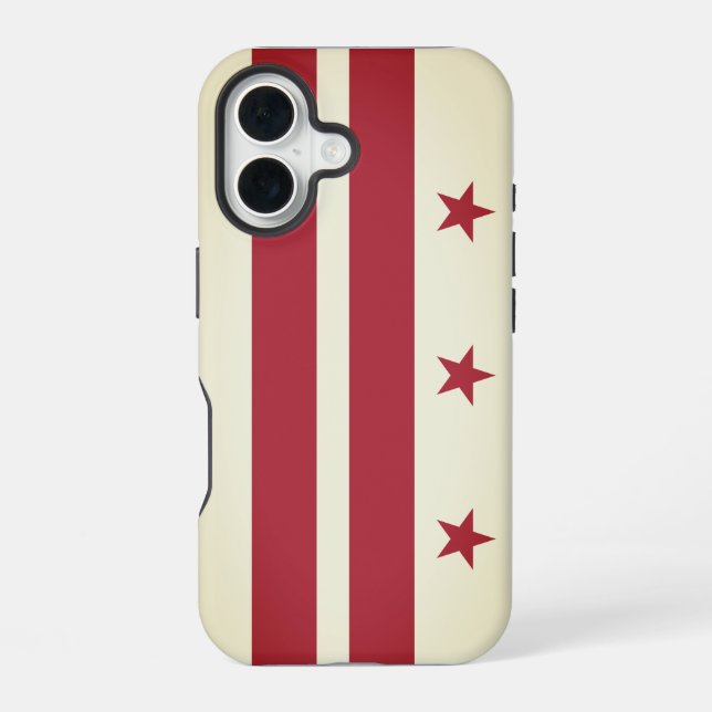 Flag of the District of Columbia Case-Mate iPhone  16 Case (Back)