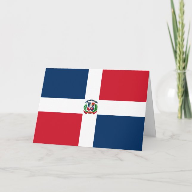 Flag of the Dominican Republic Card (Front)