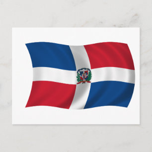 Flag of the Dominican Republic Postcard