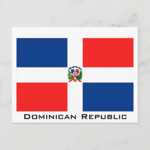 Flag of the Dominican Republic Postcard