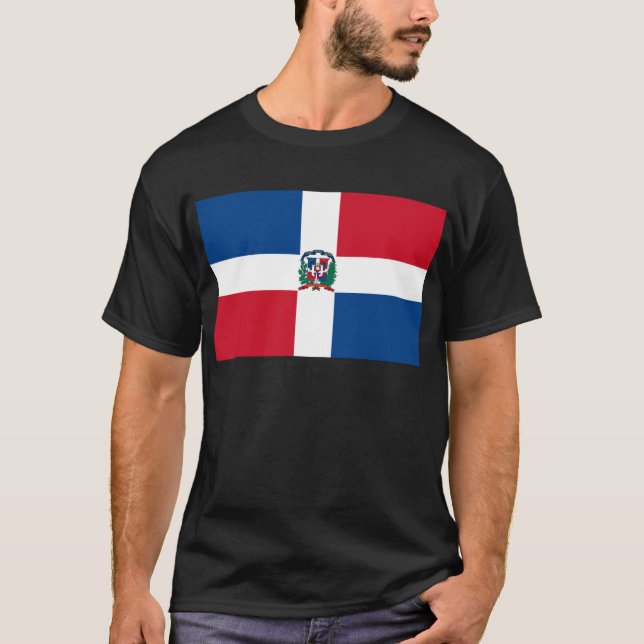 Flag of the Dominican Republic T-Shirt (Front)