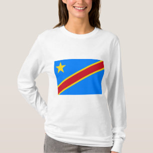 Flag of the DRC (Democratic Republic of the Congo) T-Shirt