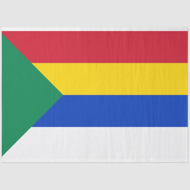 Flag of the Druze Religion Tissue Paper (Front)