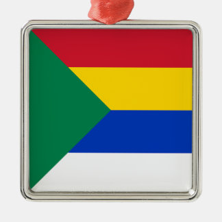 Flag of the Druze Religious Faith Metal Tree Decoration