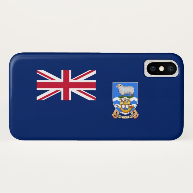 Flag of the Falkland Islands (British Territory) Case-Mate iPhone Case (Back (Horizontal))