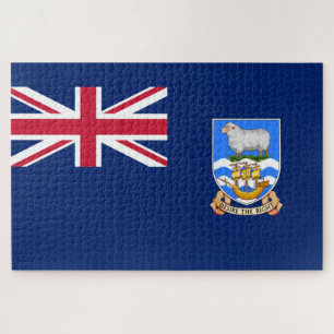 Flag of the Falkland Islands (British Territory) Jigsaw Puzzle