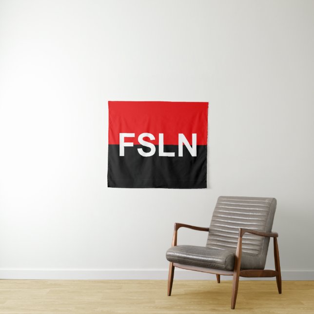 Flag of the FSLN Tapestry (In Situ (Horizontal))