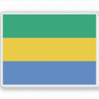 Flag of the Gabonese Republic (Gabon)