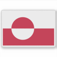 Flag of the Greenlandic Inuit or Greenlanders