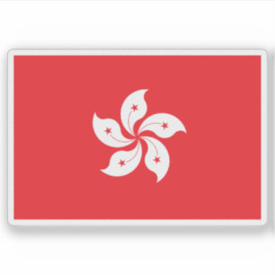 Flag of the Hong Kong region, China
