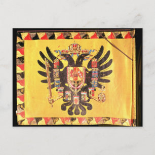Flag of the Imperial Habsburg Dynasty, c.1700 Postcard