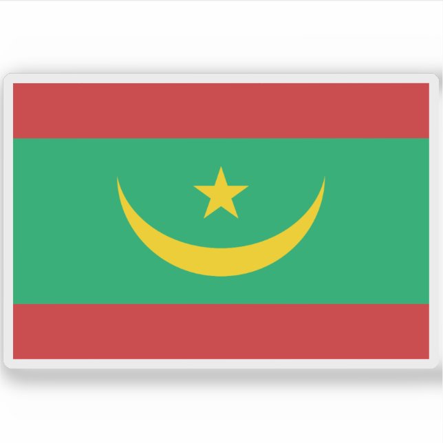 Flag of the Islamic Republic of Mauritania (Front)