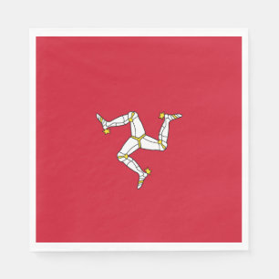 Flag of the Isle of Man Napkin