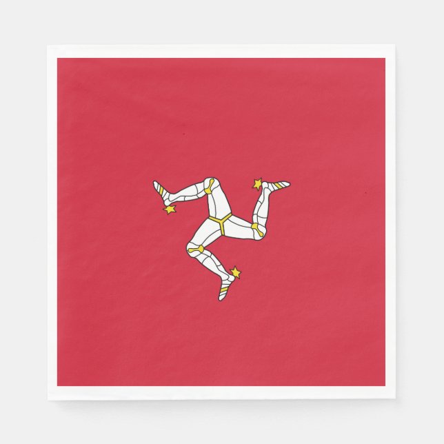 Flag of the Isle of Man Napkin (Front)
