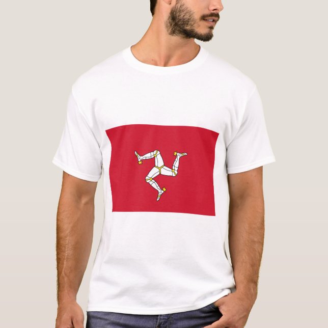 Flag of the Isle of Man T-Shirt (Front)