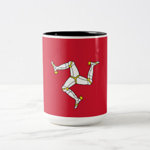 Flag of the Isle of Man Two-Tone Coffee Mug