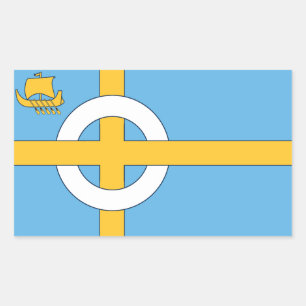 Flag of the Isle of Skye, SCOTLAND Rectangular Sticker